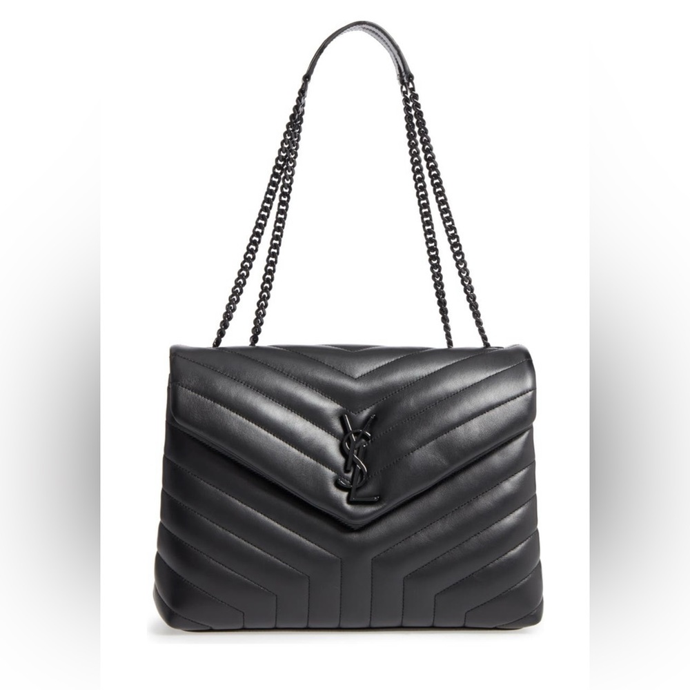 Saint Laurent Medium LouLou Matelasse Leather
Shoulder Bag